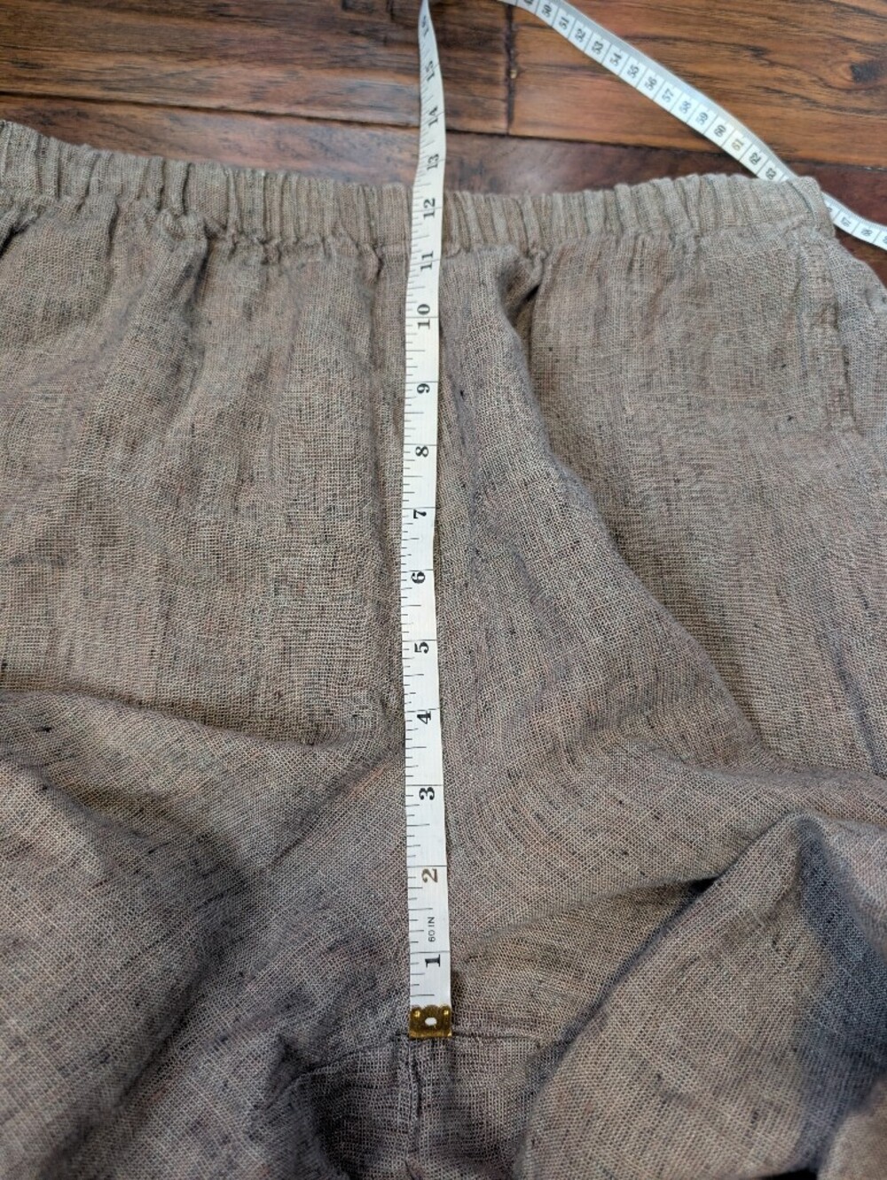FLAX By Jeanne Englehart Wide Leg Crop Pants - Picture 6 of 7